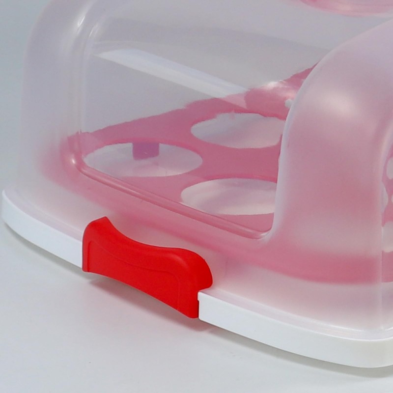 2in1 Cupcake Carrier and Cake Keeper with Lid, Rectangle Pie Carrier,Large Po... gallery