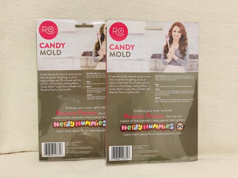 ROSANNA PANSINO By Wilton Nerdy Nummies Set Of 2 Silicone Candy Molds gallery