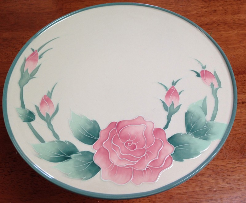 The Tea Rose Collection Cake Plate NEW gallery