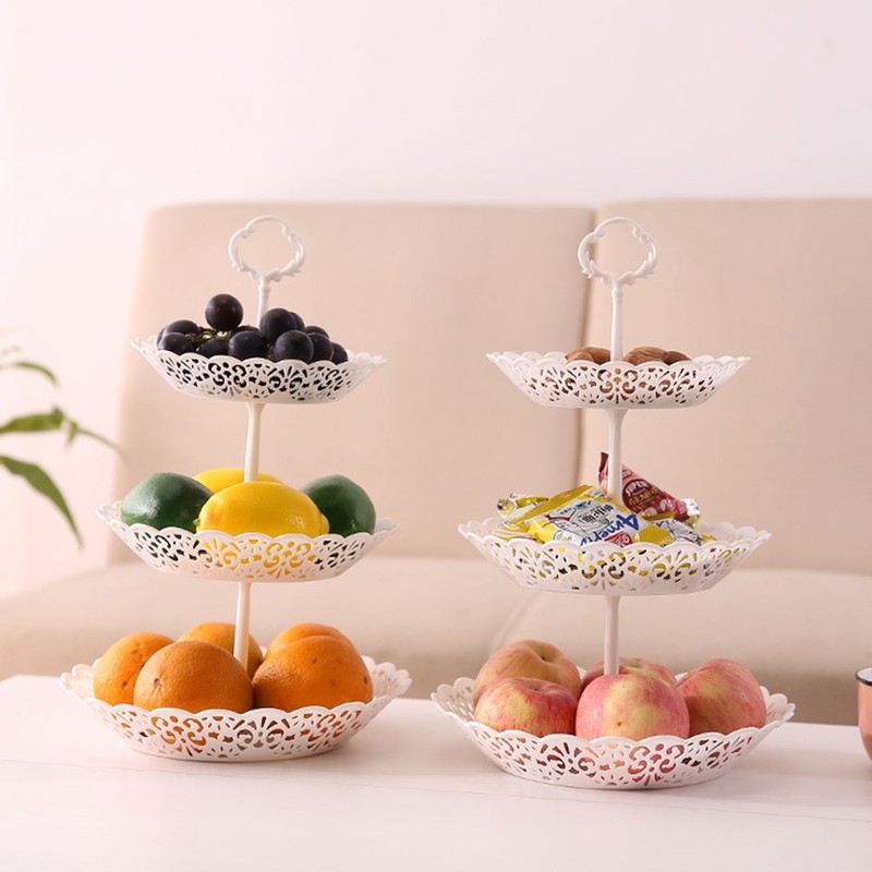 Three Tier Dessert Display Stand For Afternoon Tea Wedding Birthday Decor