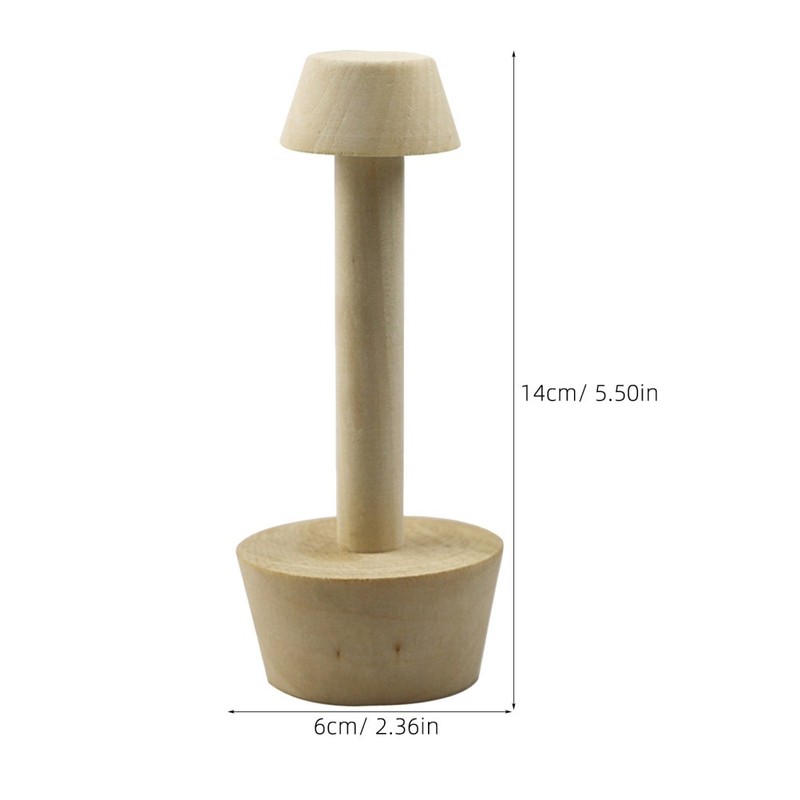 5Pcs Reusable Wooden Tart Tamper Dual Sided Pastry Press Kitchen Tool gallery