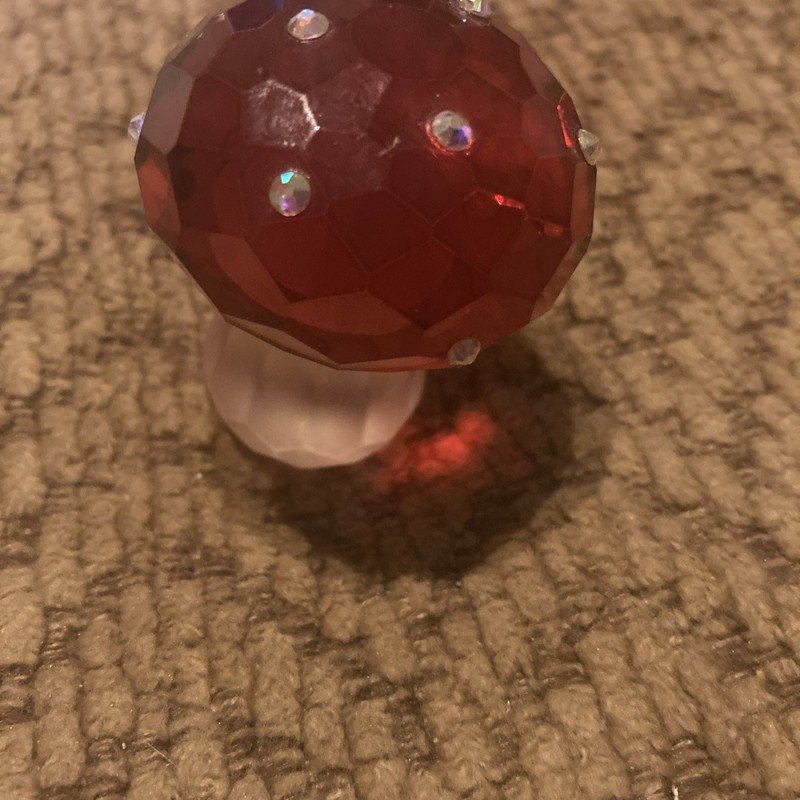 2” mushroom By Simon Design Red And White Nice Sparkle gallery
