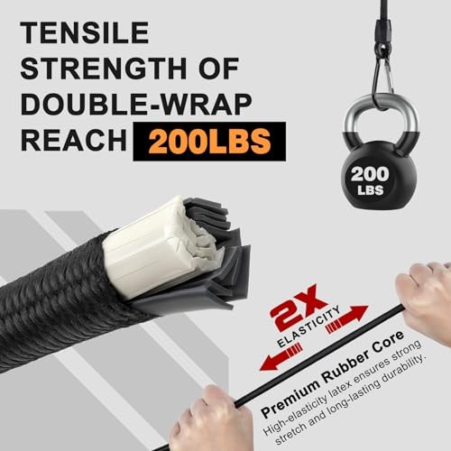 PCS Adjustable Carabiner Bungee Cords With Hooks, Bungee Straps Can 48” 8 gallery