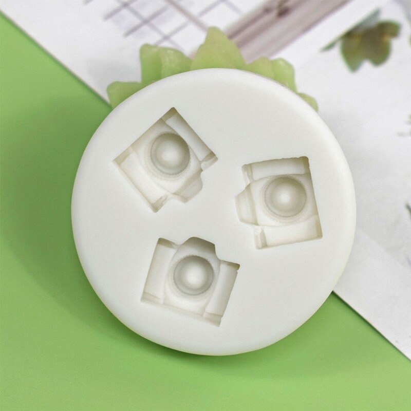 Mini Camera Shaped Silicone Mold Fondant Mold DIY Cake Resin Ornaments Mold gallery