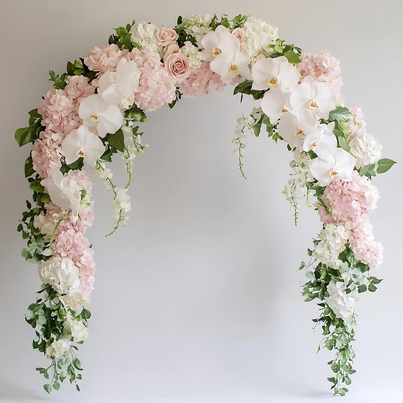 Real Touch Pink Hydrangea 21 inches (stem), 8.6 (bloom), gallery