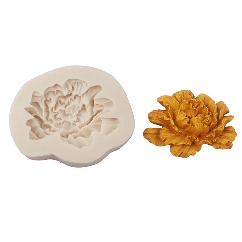 Peony Rose Silicone Mold Fondant Cake Pastry Baking Tools gallery