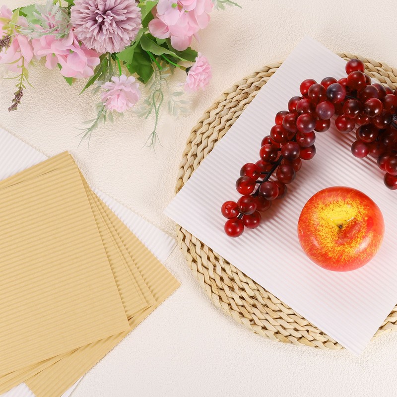 Pizza Oil Proof Paper,100pcs 10"X10"- Pizza Pad Paper Place Mat(Kraft Paper) gallery