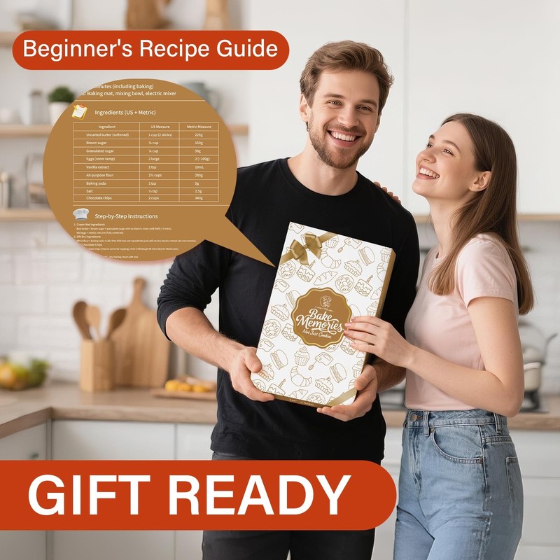 Extra Thick Silicone Baking Mat with Recipes - 26x16 inch 26"L x 16"W, Red gallery