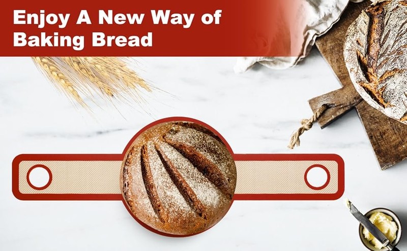Silicone Bread Sling Oval- Non-Stick & Easy Clean Reusable Oval Silicone Baking gallery
