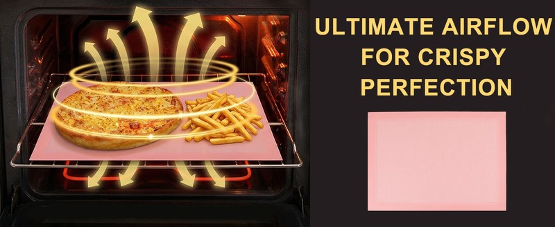 15.7"x11.8" Perforated Baking Mats, Non-Stick Hollow Out Silicone Mat, Reusable gallery