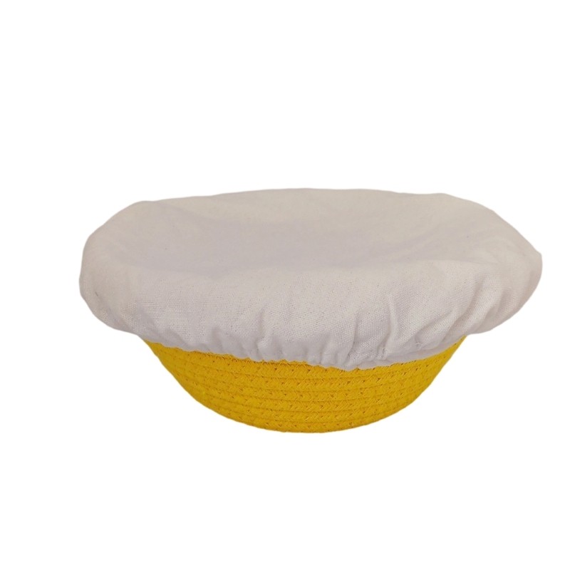 Cotton Bread Basket Sourdough Proofing Bowl Decorative Bread Storage Container