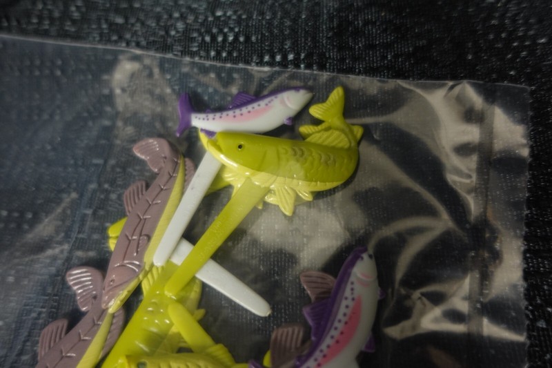 Bakery Crafts Fish cupcake picks, 12 ct / NEW / Trout / Bass gallery