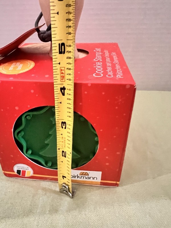 BIRKMANN German Wood Silicone CHRISTMAS COOKIE STAMPER Set Santa Tree Truck gallery