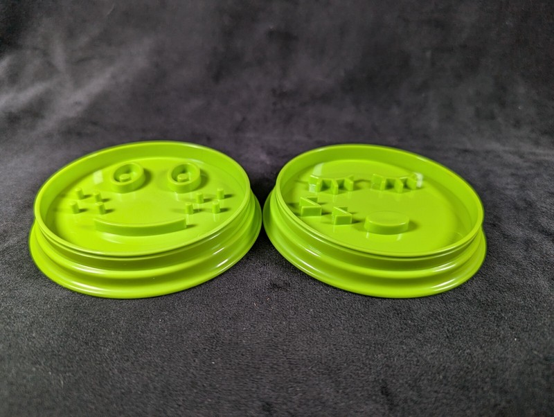 Pampered Chef Emoji Cookie Cutter Set #1443 Set of 7 Green gallery