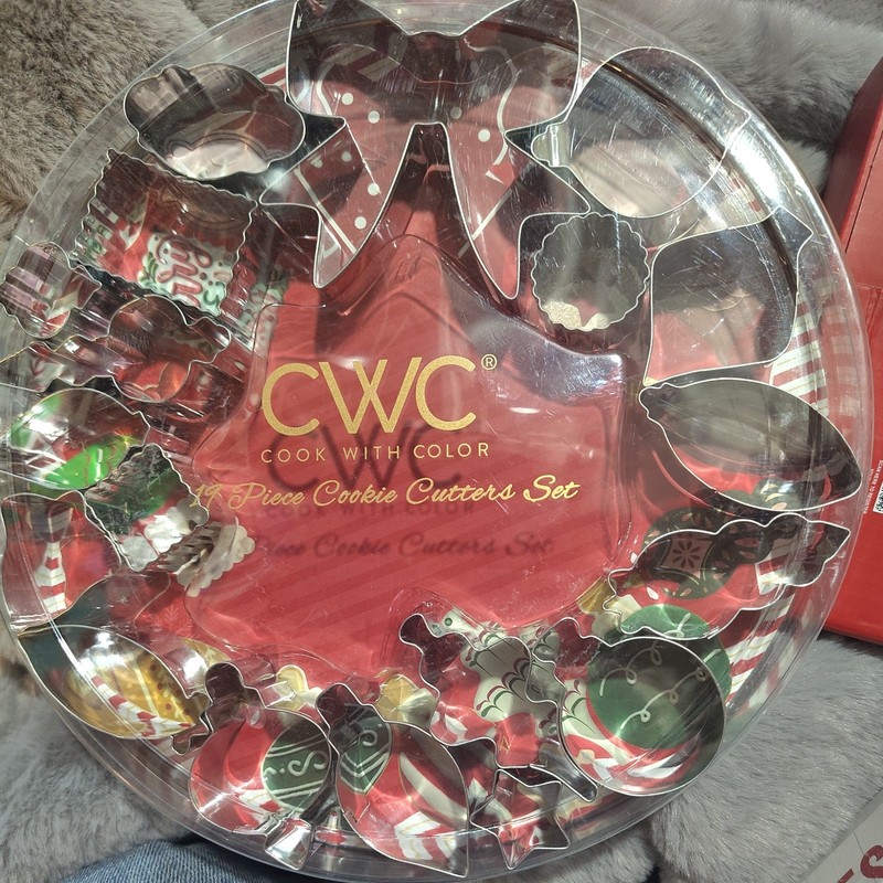 COOKIE CUTTER SET 20 PC BY CWC COOK WITH COLOR NEW