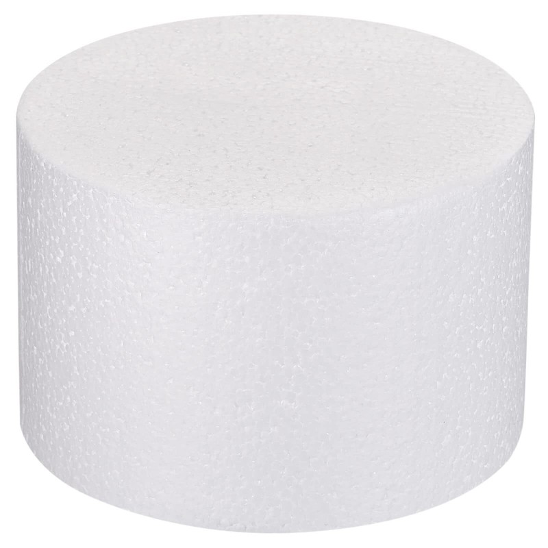 Round Foam Cake Dummy 4 Inch x 6 Inch Circle Dummy Cake Set for Wedding Cakes…