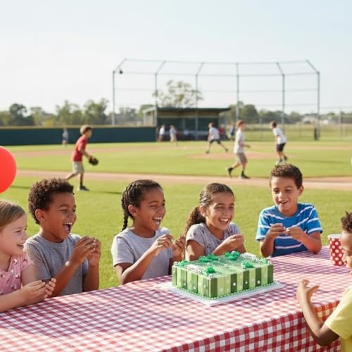 , Edible Field Cake Decoration, Edible Cake Toppers Decoration for Soccer gallery