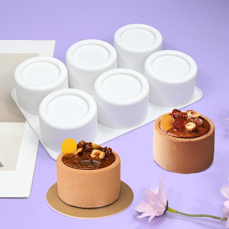 Silicone 8-Cavity Mousse Mold, 3D Rose Design, Non-Stick & BPA-Free for Cheeseca gallery