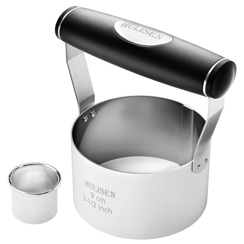 3.5 Inch Biscuit Cutter Stainless Steel Round Cookies Cutter With Soft Grip Hand