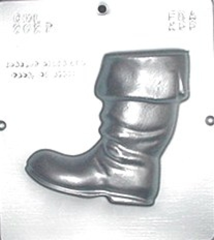 Santa’s Boot Facing Left Chocolate Candy Mold Christmas 2027 NEW