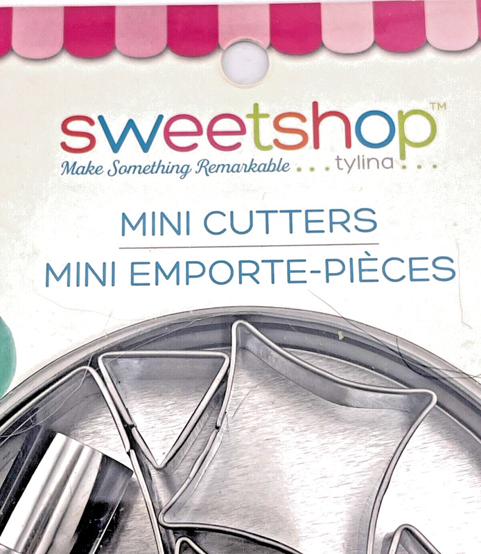 Sweetshop Mini Fondant Cutter Set 12/ New in package