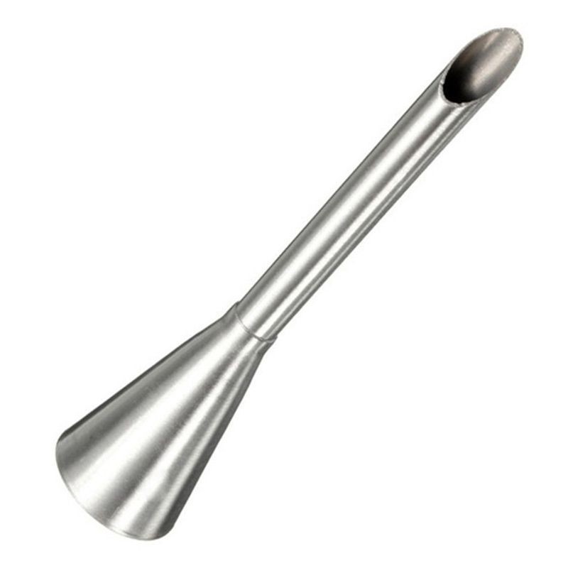 Cream Icing Long Puff Cake Pastry Tools Nozzle Tip Stainless Steel Decorating gallery