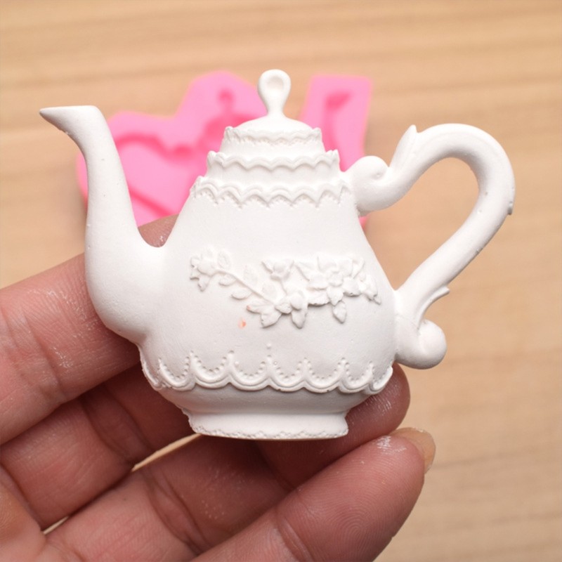Soap Molds Silicone Craft Mold Handmade Soap Craft 3D Cartoon Cute Teapot Shape gallery