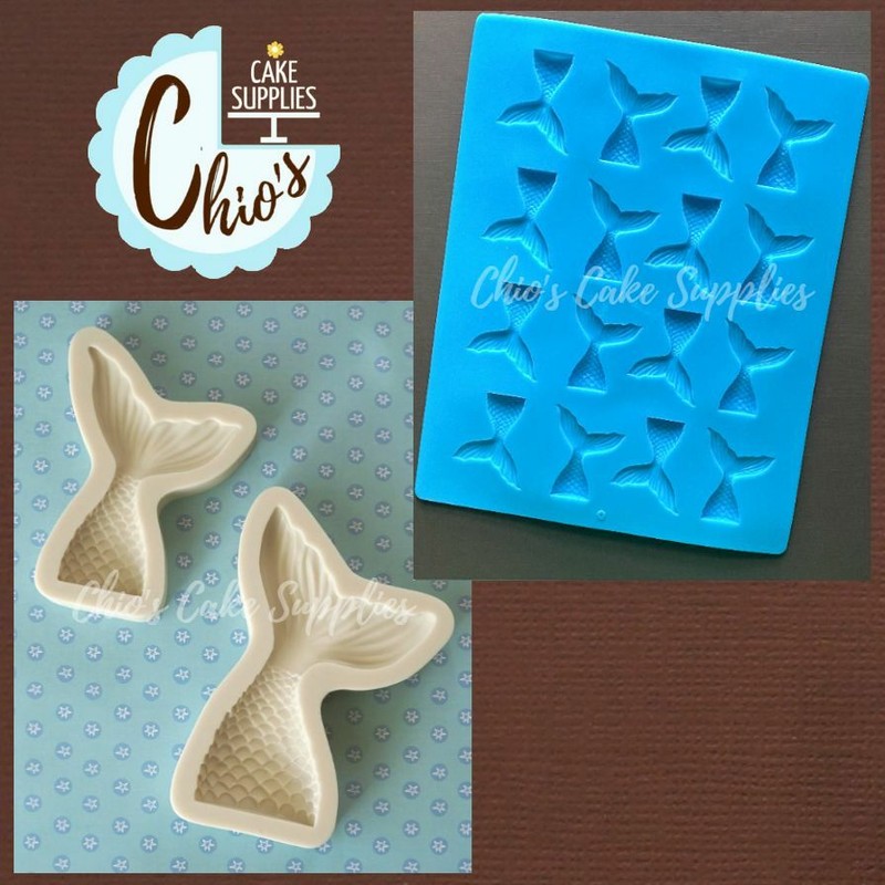 Mermaid tail silicone molds