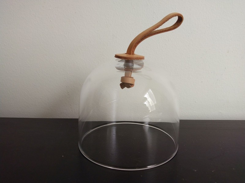 LSA IVALO Style Glass Dome & Artisano Designs Ceramic Grater Dipping Plate gallery