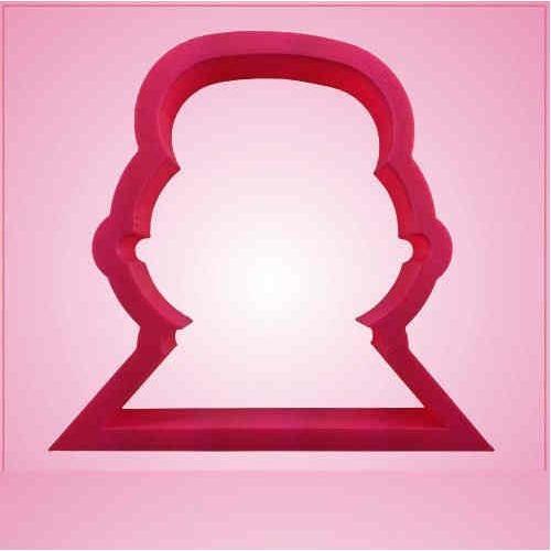 Pink Mrs Claus Cookie Cutter