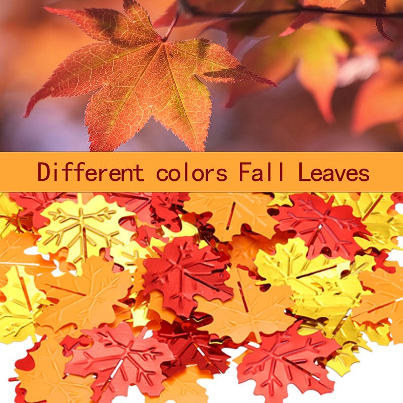 Gold Artificial Leaves 200 Pack Fake Leaves Fabric Faux Leaf, Style 2 gallery