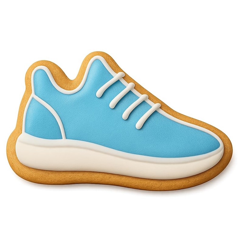 Knit Sneakerhead Cookie Cutter & Stamp, Fondant & Clay - 4x2 gallery