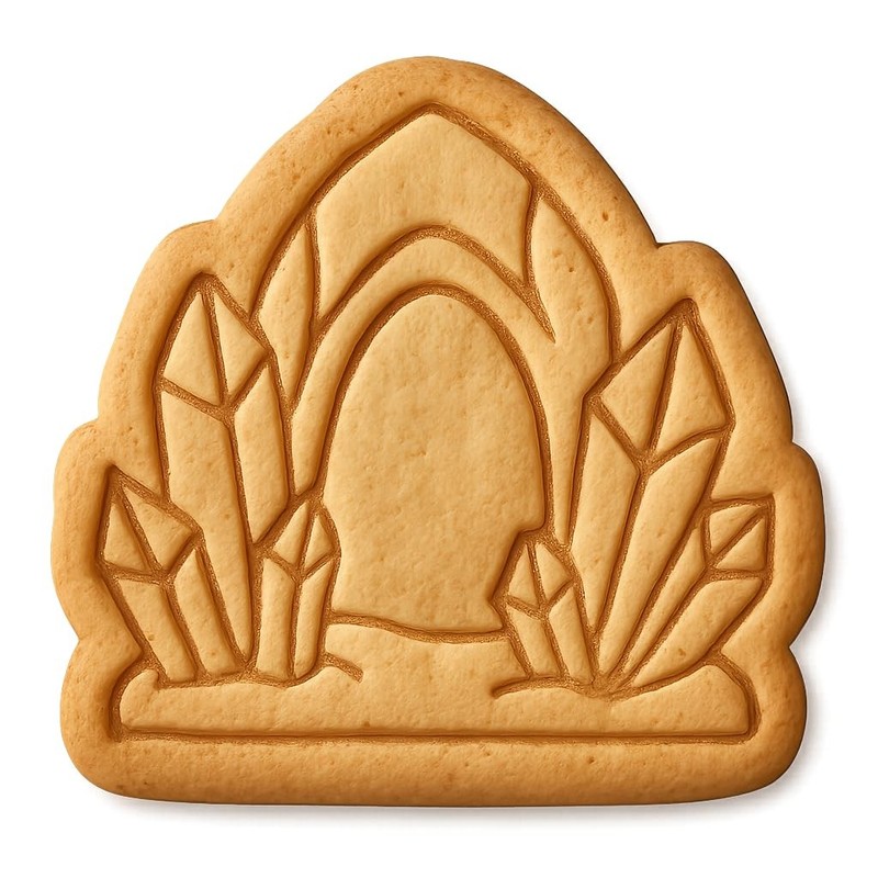 Crystal Cavern Entrance Cookie Cutter & Stamp - 4x3 gallery