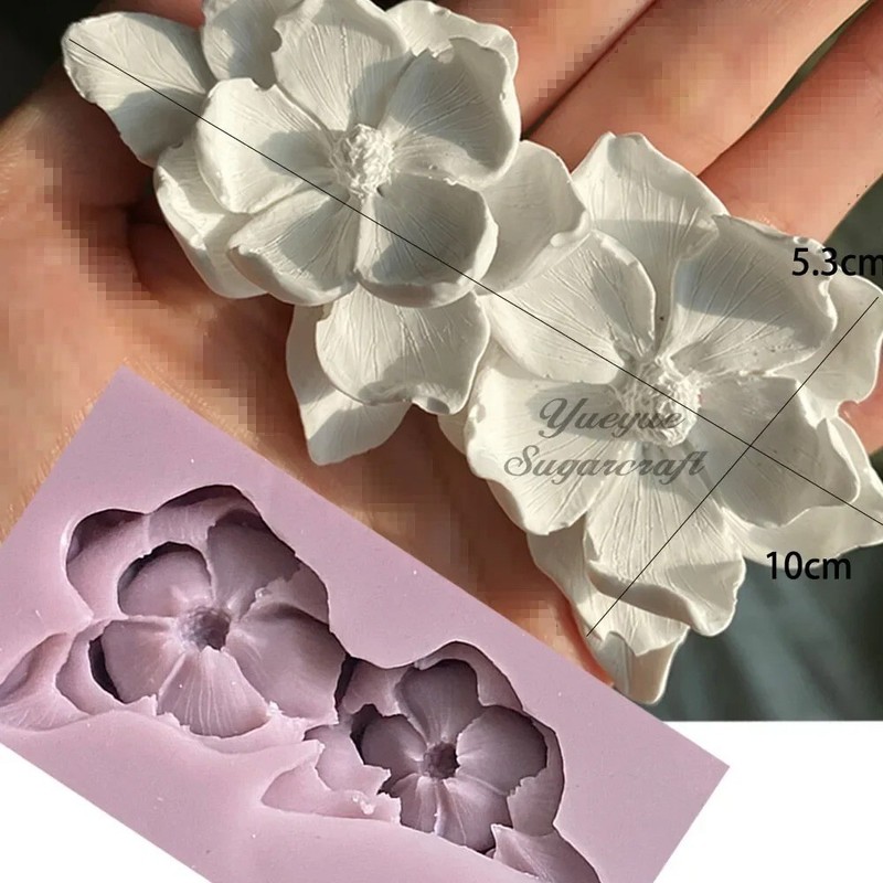 Silicone Faceted Flower Mold Fondant Mold Cake Decorating Tool Chocolate Gumpast gallery