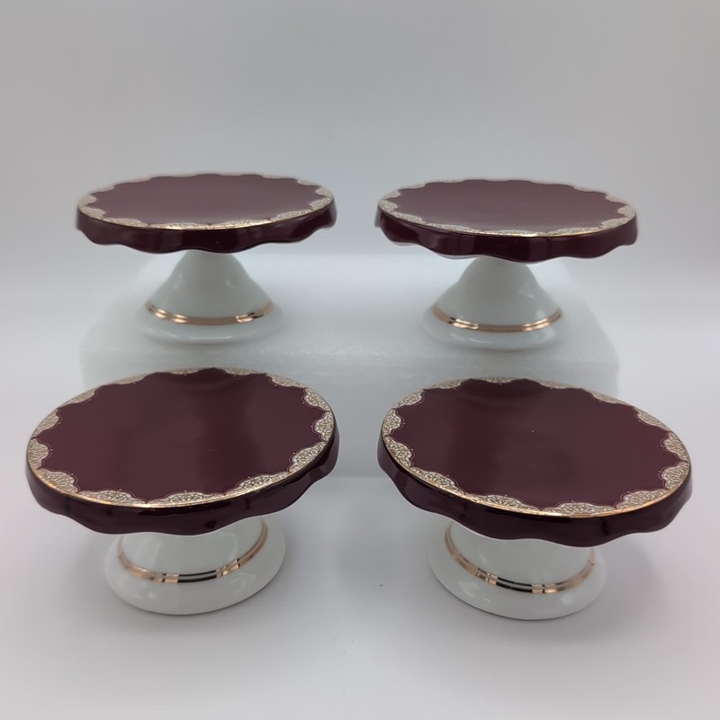 Grace Tea Ware Porcelain Cupcake Stands Set of 4
