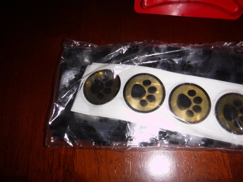 Dog Bone Cookie Cutter 4" Set w/Plastic Bags and Paw Print Stickers gallery