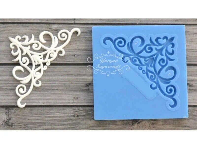 Flower Sugarcraft Silicone Mold Fondant Lace Mould Chocolate DIY Cake Decoration
