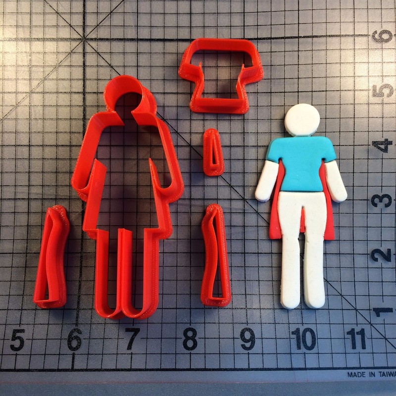 Super Hero Girl Cookie Cutter Set