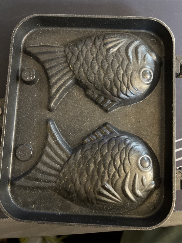 Korea Fish Pancakes Taiyaki Waffle Iron Stove Double Sided Standard Pan gallery