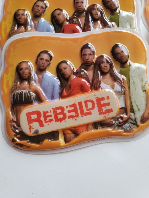 Flat Plastic Cake Topper Music Group Rebelde Plaque gallery