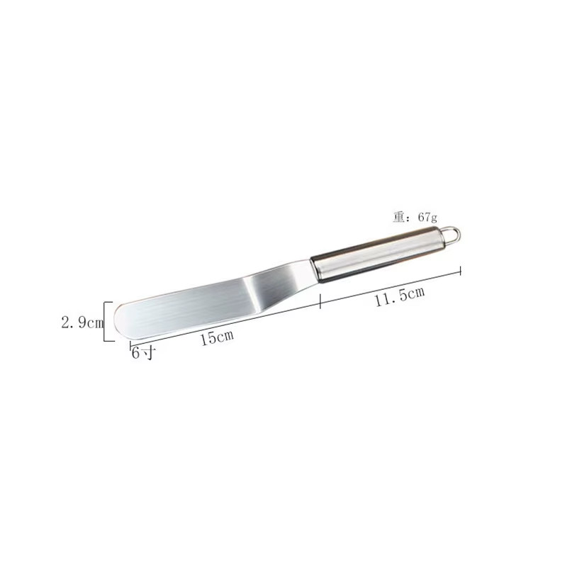 6/8/10/12 Inch Stainless Steel Cream Icing Frosting Spatula for Cake DIY Cake De