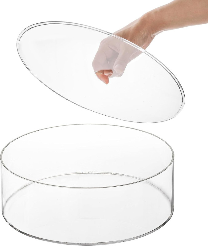 2 Set Clear Acrylic Fillable Cake Stand Cake Tier Display Stand Cupcake Stand gallery