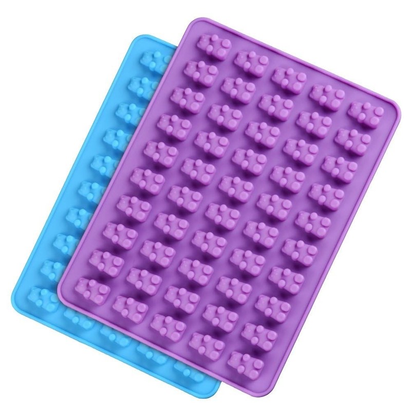 Gummy Molds Bear Candy Silicone - Mini Size Chocolate Gummy Molds with 2 Drop... gallery