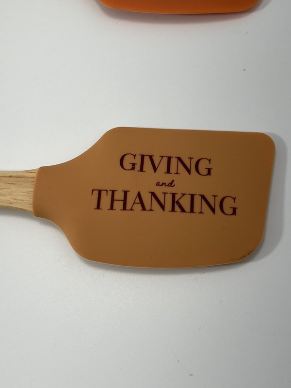 Set of 3 Threshold Kitchen Spatulas Giving Thanking, Welcome Fall, Thanksgiving gallery