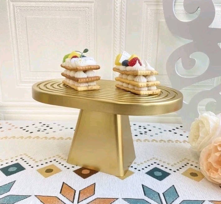 Cake Stand Gold With Base Brand New Great For Cake Cupcake Dessert Party