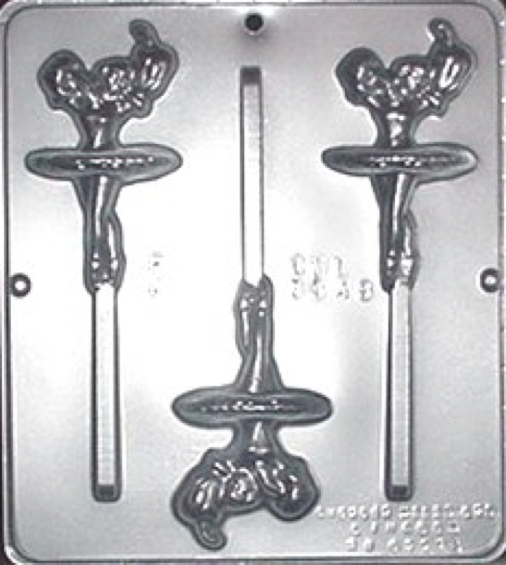 Ballerina Lollipop Chocolate Candy Mold 3348 NEW gallery