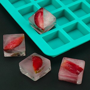 2 Pack 40-Cavity Square Caramel Candy Silicone Molds,Chocolate Truffles gallery