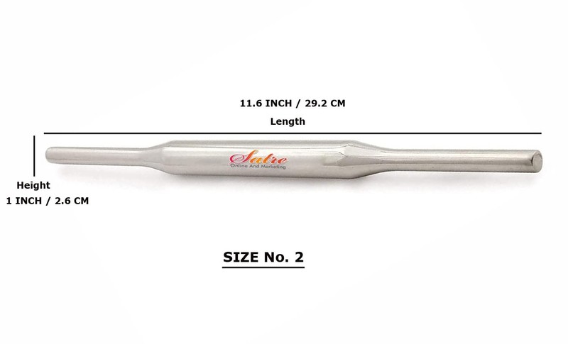 Stainless Steel Circular Board and Belan Rolling Pin for Kitchen Set of 2, Ch... gallery