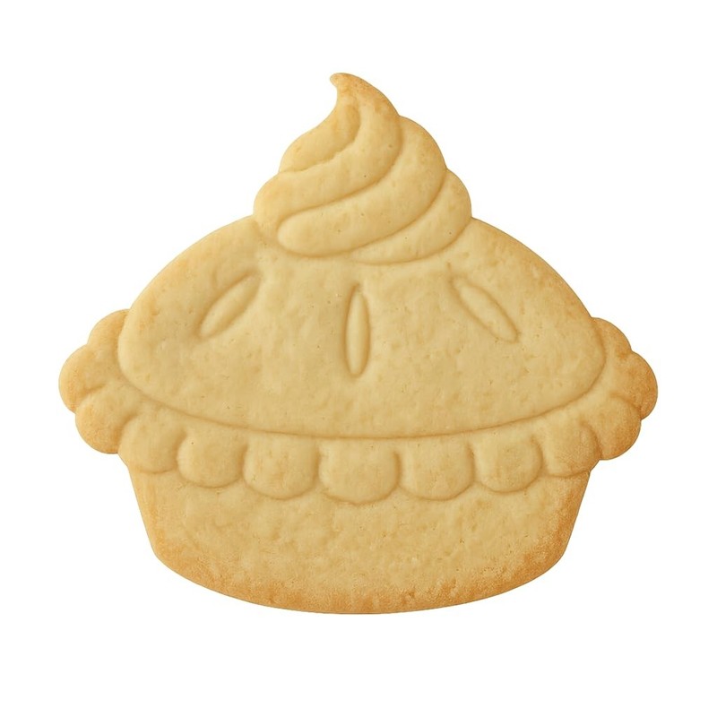 Apple Pie Cookie Cutter & Stamp 4×3″ for Baking Fondant Clay Embosser Gifts