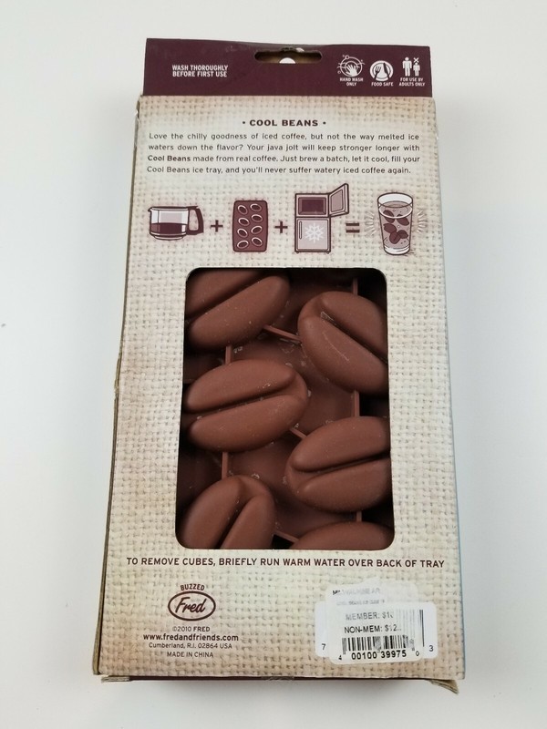 Fred "Cool Beans" Coffee Silicone Chocolate, Ice, Fat Bomb Mold gallery